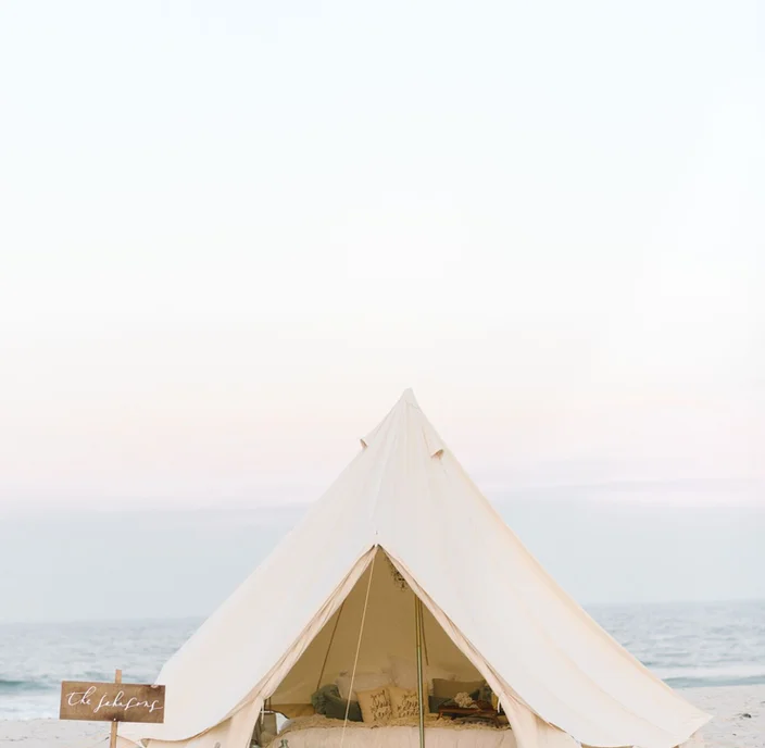 A Seaside Starry Night Glamping Anniversary